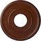 Ekena Millwork Bradford Medallion (Canopies up to 6 5/8"), 12 1/2"OD x 3 7/8"ID x 3/4"P, Burnished Mahogany Crackle CM12BRBMC - alternate 1